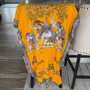 Tree of Life Yellow Floral Garment